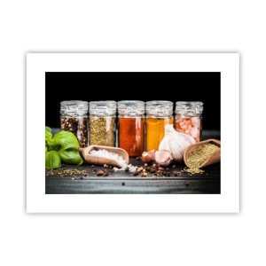 Poster - Für einen Geschmack des Lebens - 40x30 cm