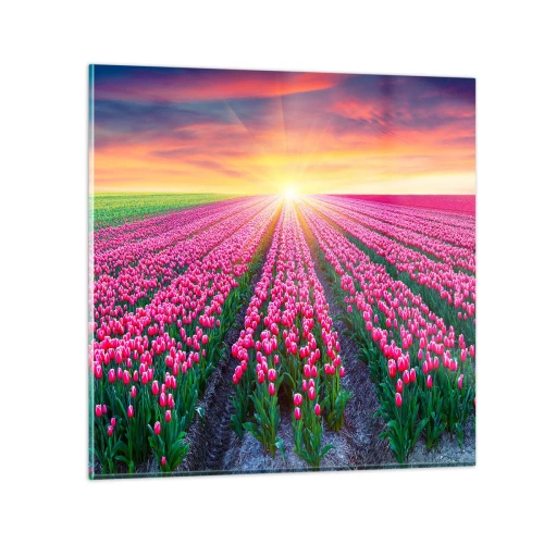 Glasbild - Bild auf glas - Schönheitsfarm - 40x40 cm