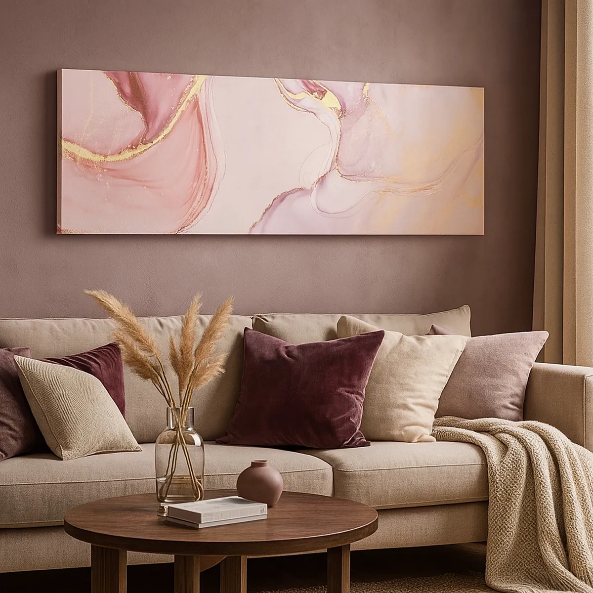 Bild auf Leinwand - Leinwandbild - Eine Liebkosung der Farben - 30x30 cm