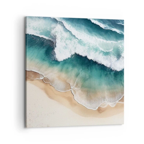 Bild auf Leinwand - Leinwandbild - Das ewige Treffen - 60x60 cm