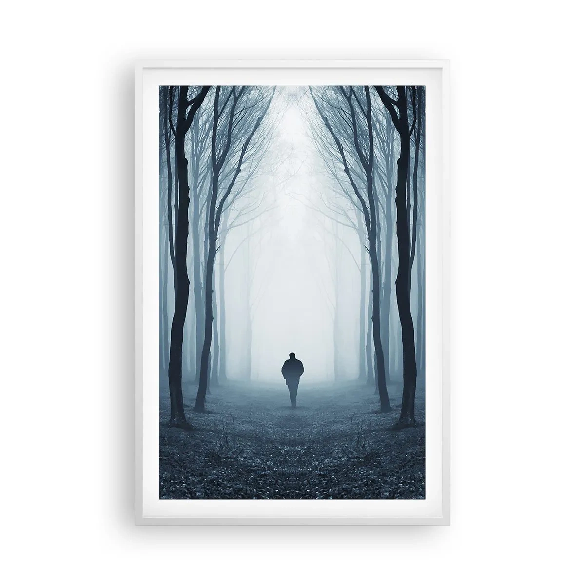 Poster in einem weißen Rahmen - Alles einfach und übersichtlich - 61x91 cm