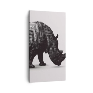 Bild auf Leinwand - Leinwandbild - Geometrische Schönheit der Natur - 45x80 cm