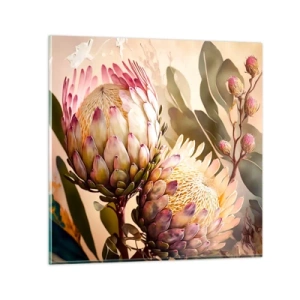 Glasbild - Bild auf glas - Zärtlich umarmt - 40x40 cm