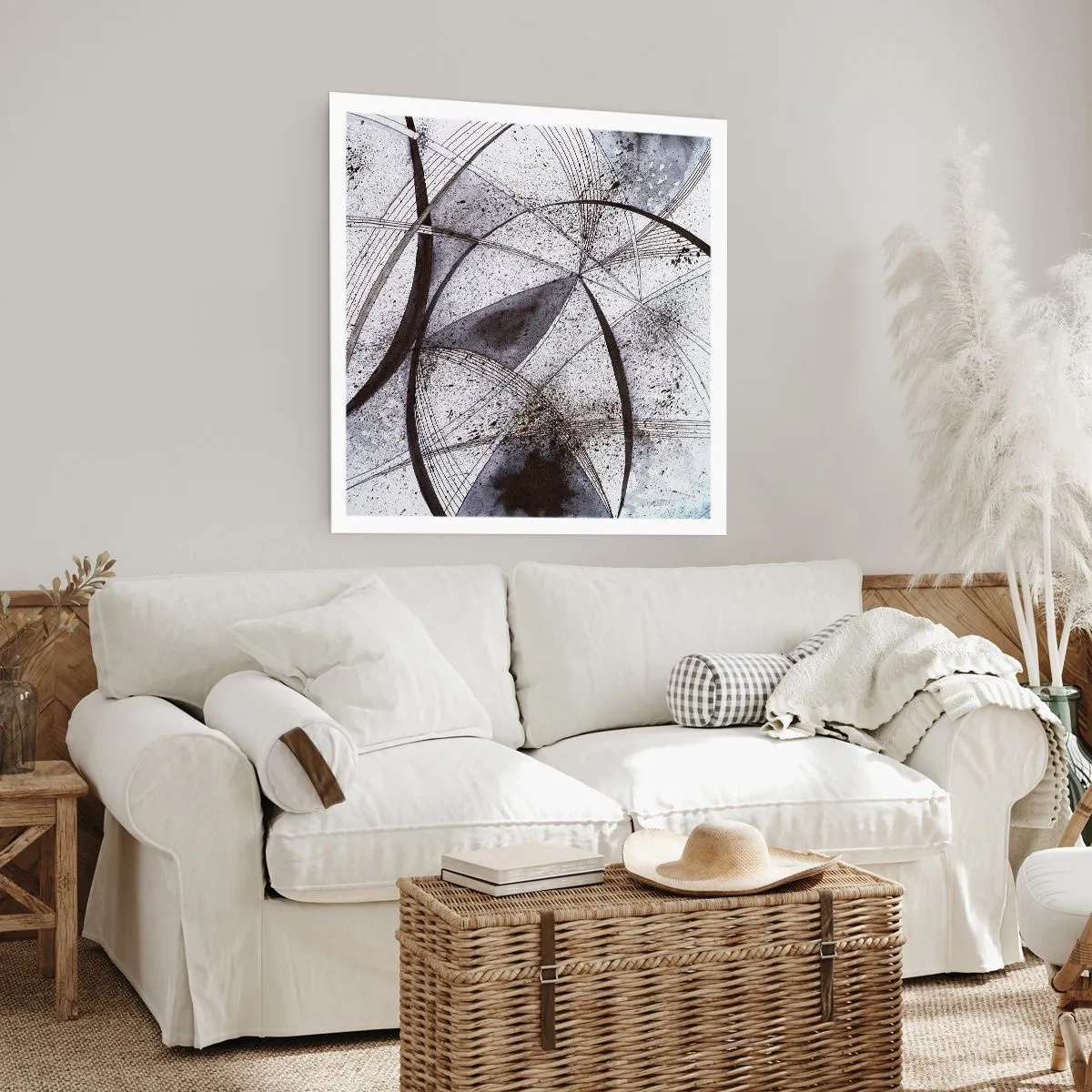 Poster - Futuristische Fantasie - 60x60 cm