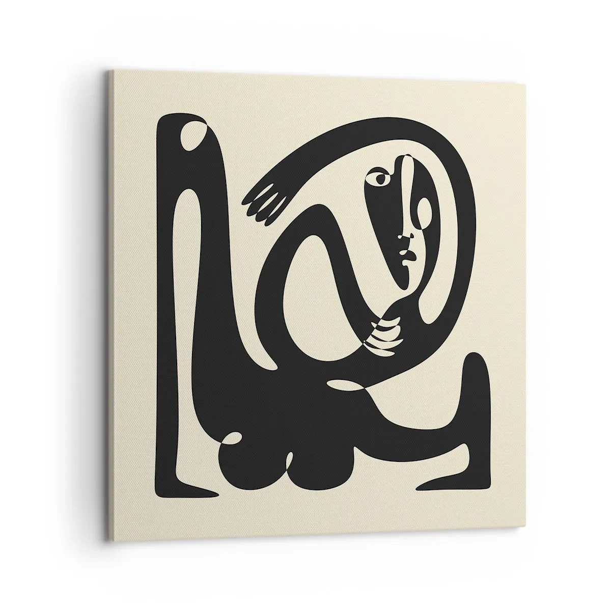 Bild auf Leinwand - Leinwandbild - Fast wie Picasso - 60x60 cm