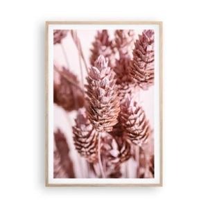 Poster in einem Rahmen aus heller Eiche - Scheinbar unauffällig - 70x100 cm