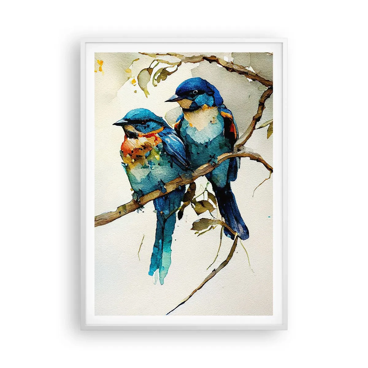 Poster in einem weißen Rahmen - War er beleidigt? - 70x100 cm