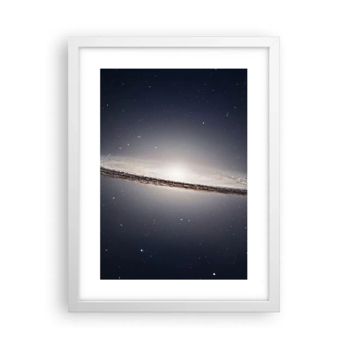 Poster in einem weißen Rahmen - Vor langer Zeit in einer weit entfernten Galaxie ... - 30x40 cm