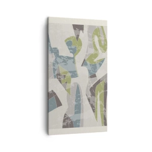 Bild auf Leinwand - Leinwandbild - Komposition hinter dem Glas - 45x80 cm