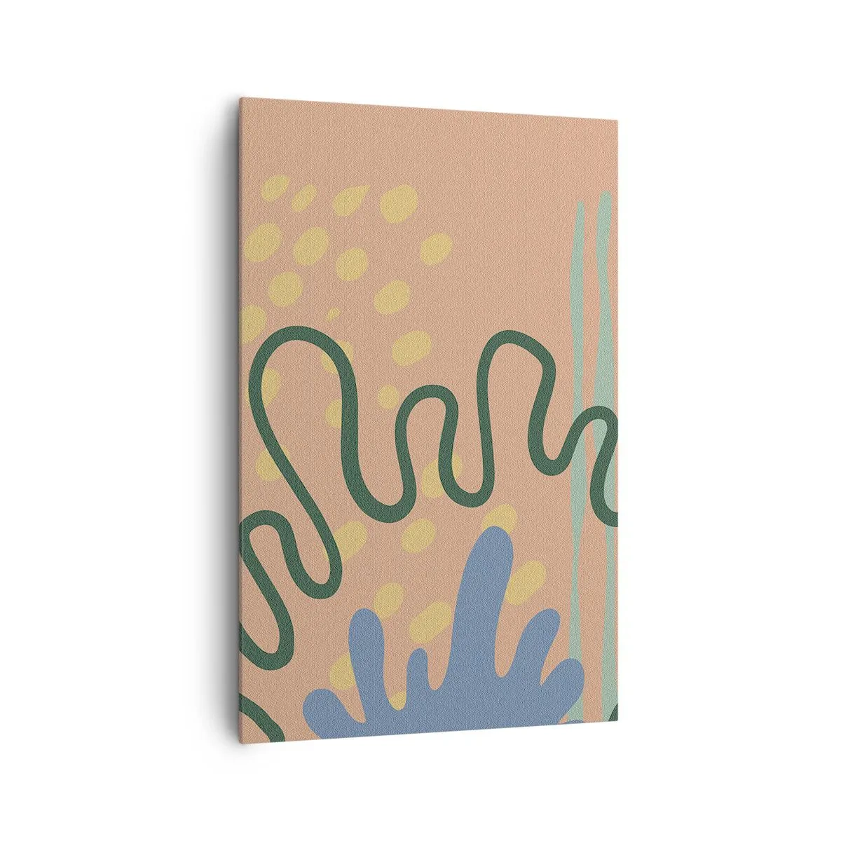 Bild auf Leinwand - Leinwandbild - Abstraktion: Vielfalt der Natur - 80x120 cm