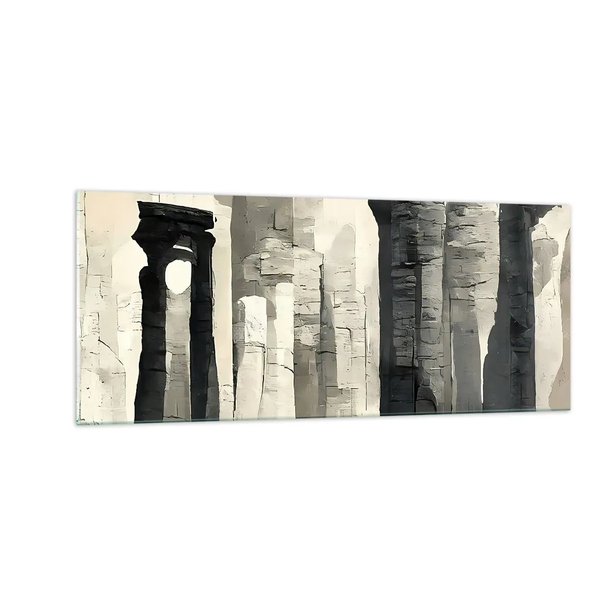 Glasbild - Bild auf glas - Majestät der Antike - 100x40 cm