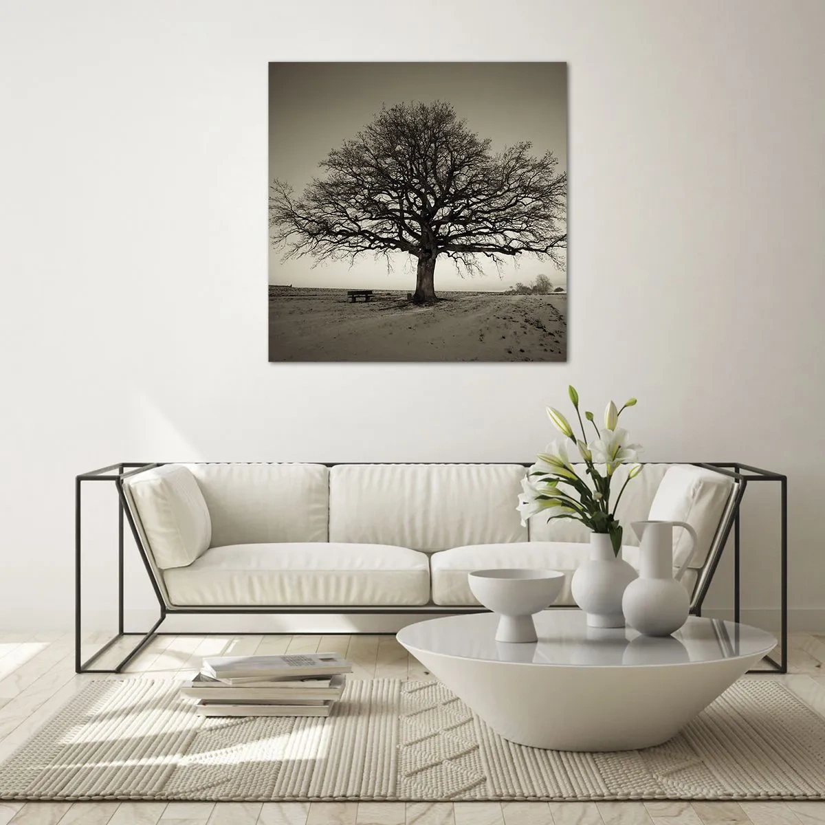 Glasbild - Bild auf glas - Von hier zu Ewigkeit - 50x50 cm