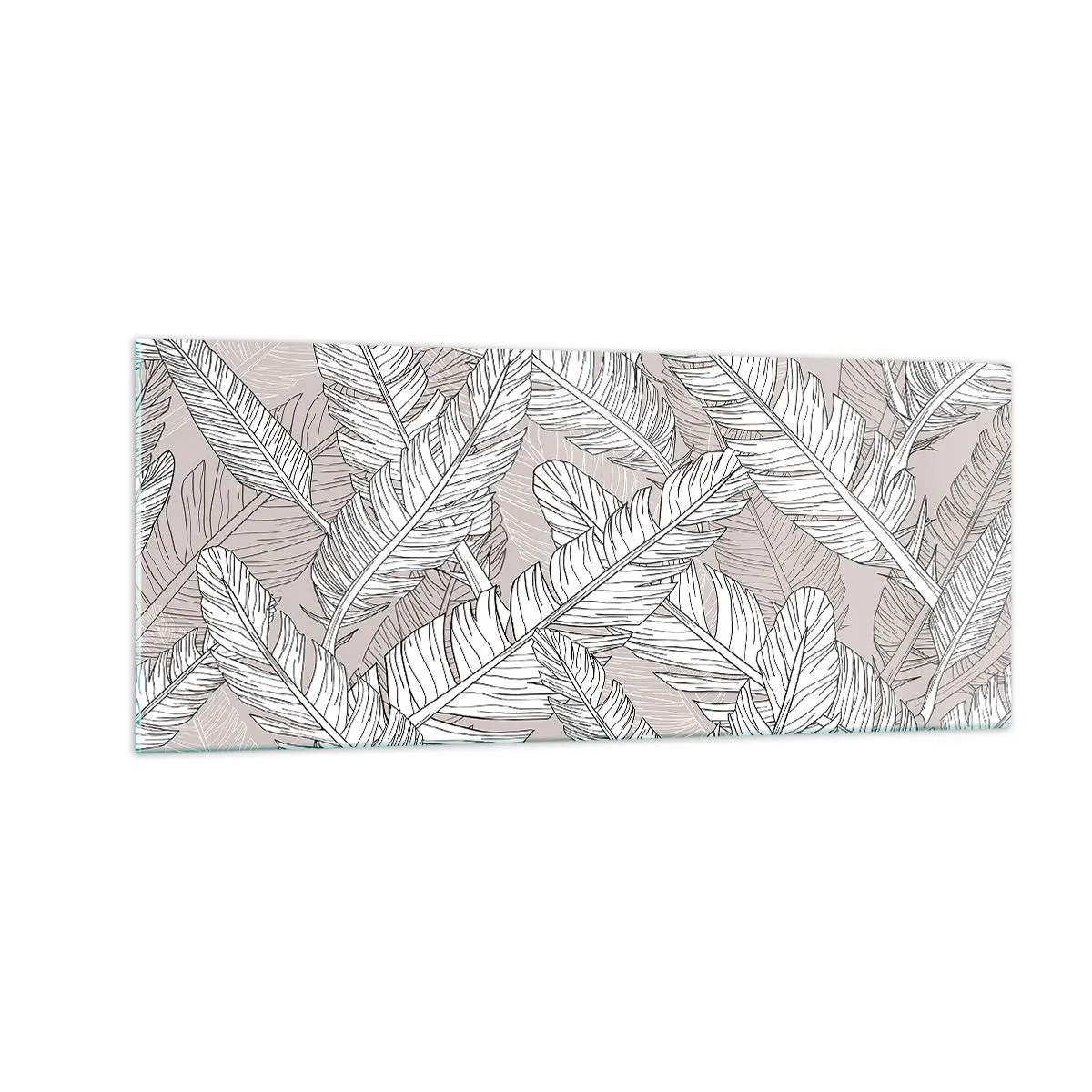 Glasbild - Bild auf glas - Ein Federwirbel - 100x40 cm