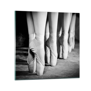 Glasbild - Bild auf glas - Gemeinsam, leicht - 40x40 cm