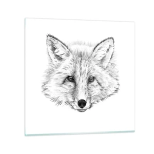 Glasbild - Bild auf glas - Können diese Augen lügen? - 30x30 cm