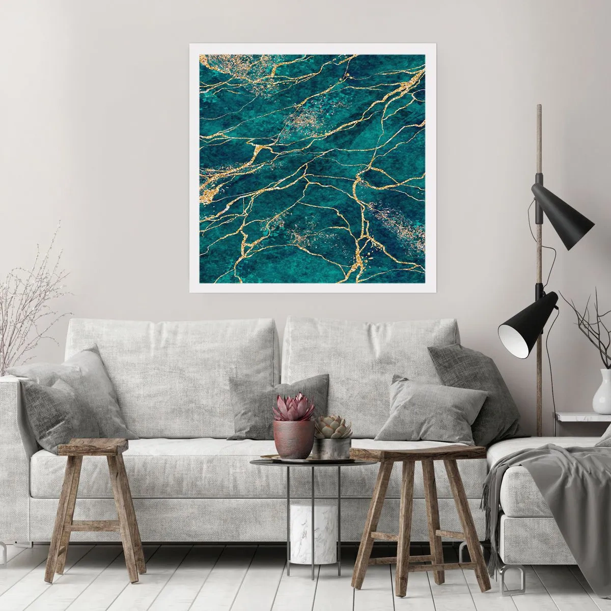 Poster - Goldmine - 60x60 cm