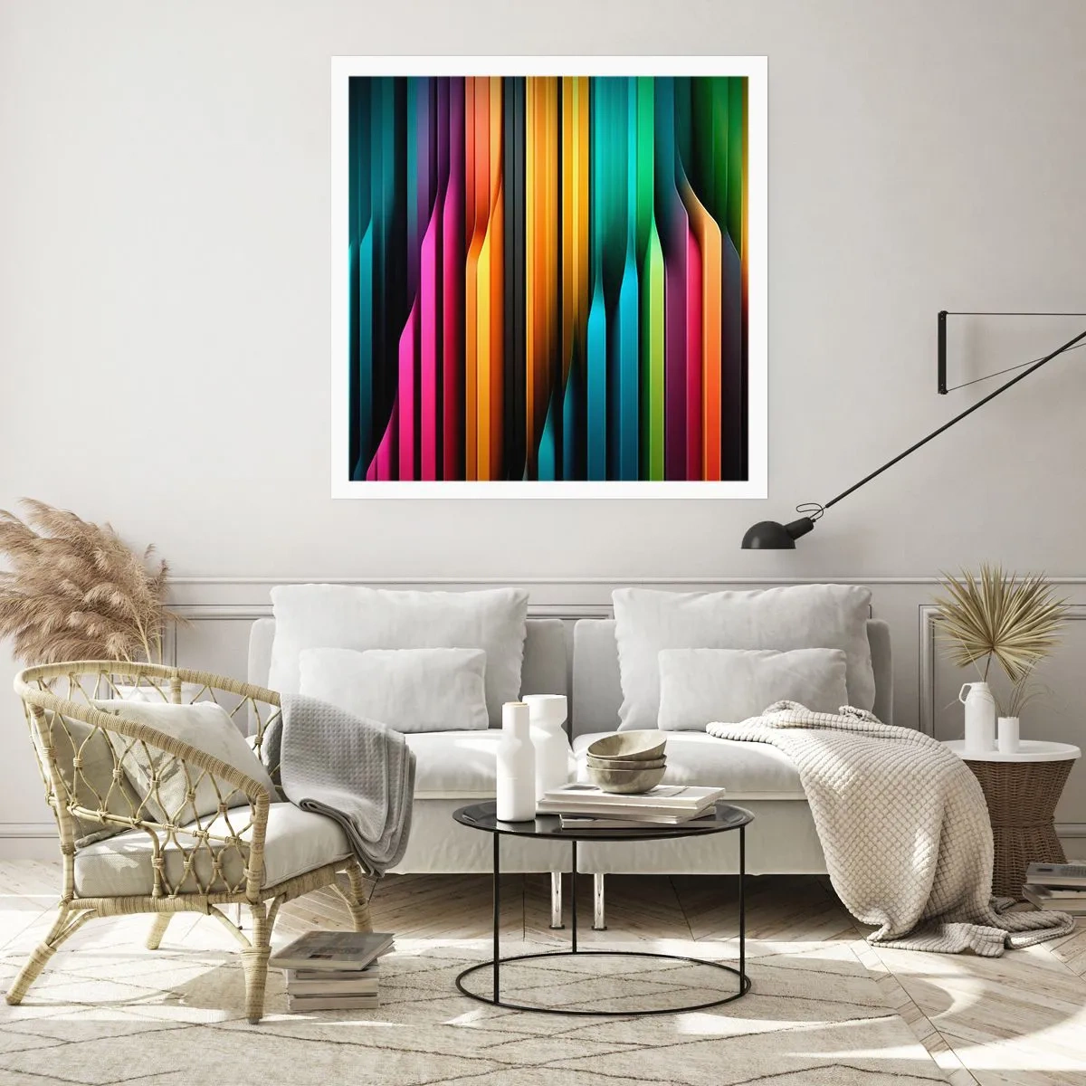 Poster - Lichtorgan - 50x50 cm