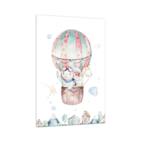 Glasbild - Bild auf glas - Wir kommen bald zurück! - 70x100 cm