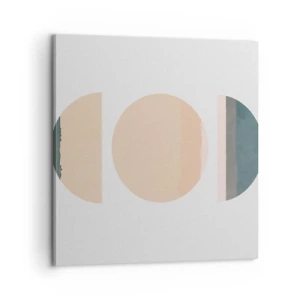 Bild auf Leinwand - Leinwandbild - Ein Rad hinter dem anderen… - 60x60 cm