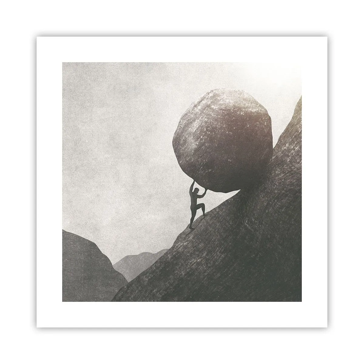 Poster - Ich glaube wider alle Hoffnung - 40x40 cm