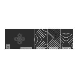 Fototapeten Muster Premium Sand - Im keltischen Geist - Abstraktion, Stück, Minimalismus - 100x30 cm