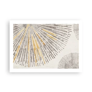 Poster - Schönheit des Strahls - 70x50 cm