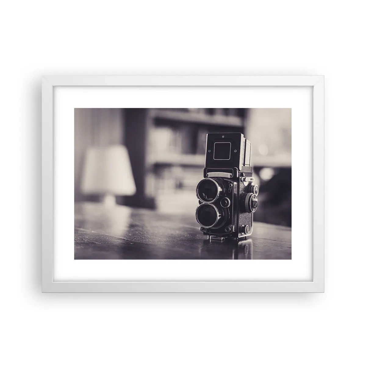 Poster in einem weißen Rahmen - Zauber alter Fotografie - 40x30 cm