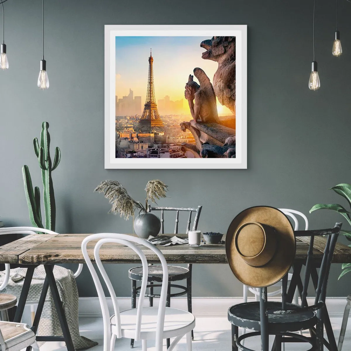 Poster in einem weißen Rahmen - Vieles hat sich geändert ... - 30x30 cm