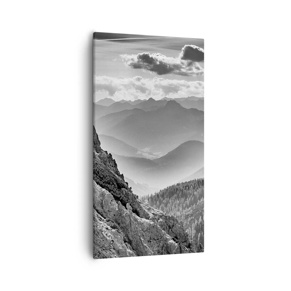 Bild auf Leinwand - Leinwandbild - Bis zum Horizont - 55x100 cm