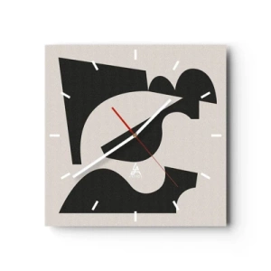 Wanduhr - Glasuhr - Zum Selbstbauen - 40x40 cm