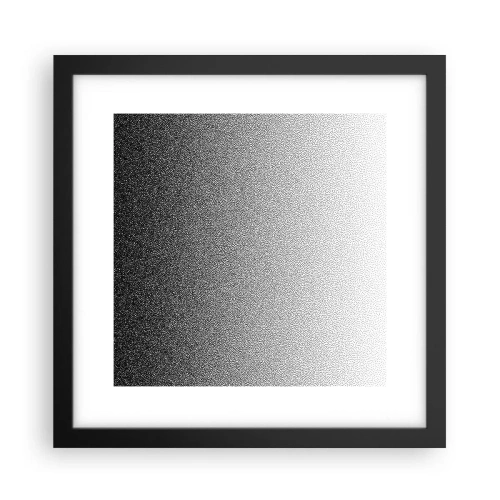 Poster in einem schwarzem Rahmen - Dem Licht entgegen - 30x30 cm