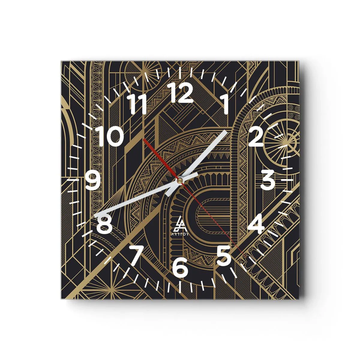 Wanduhr - Glasuhr - Konzepte, Ideen, Pläne - 30x30 cm