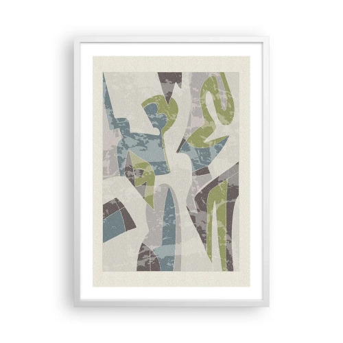 Poster in einem weißen Rahmen - Komposition hinter dem Glas - 50x70 cm