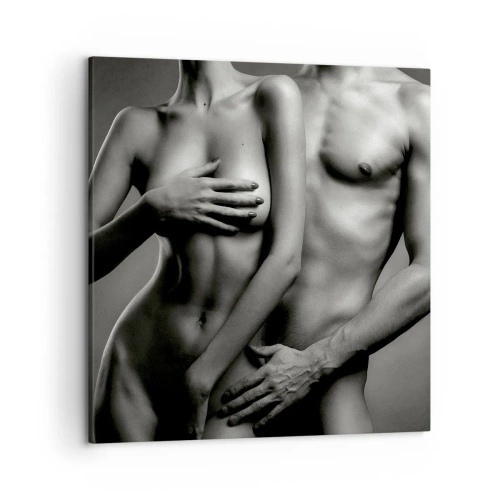 Bild auf Leinwand - Leinwandbild - Adam und Ewa - 50x50 cm