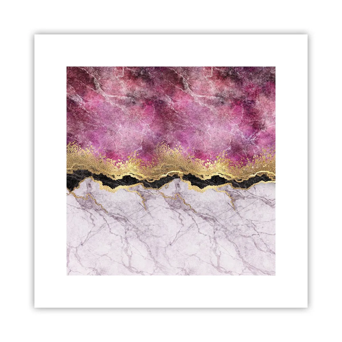 Poster - An der Grenze - 30x30 cm