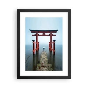 Poster in einem schwarzem Rahmen - Japanische Träumerei - 30x40 cm