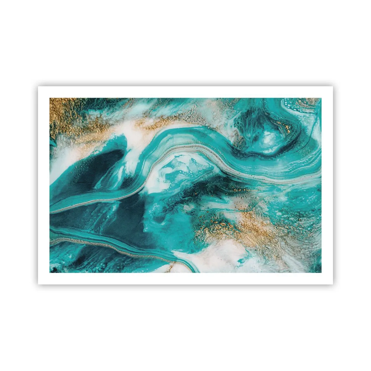 Poster - Der Fluss aus Gold - 91x61 cm