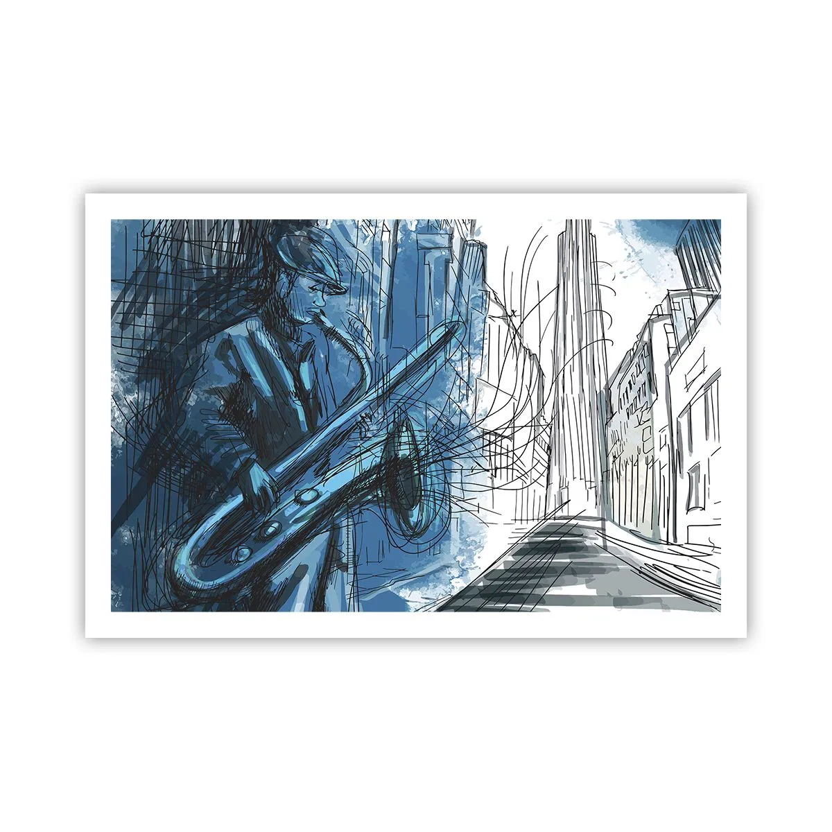 Poster - Urbane Rhapsodie - 91x61 cm
