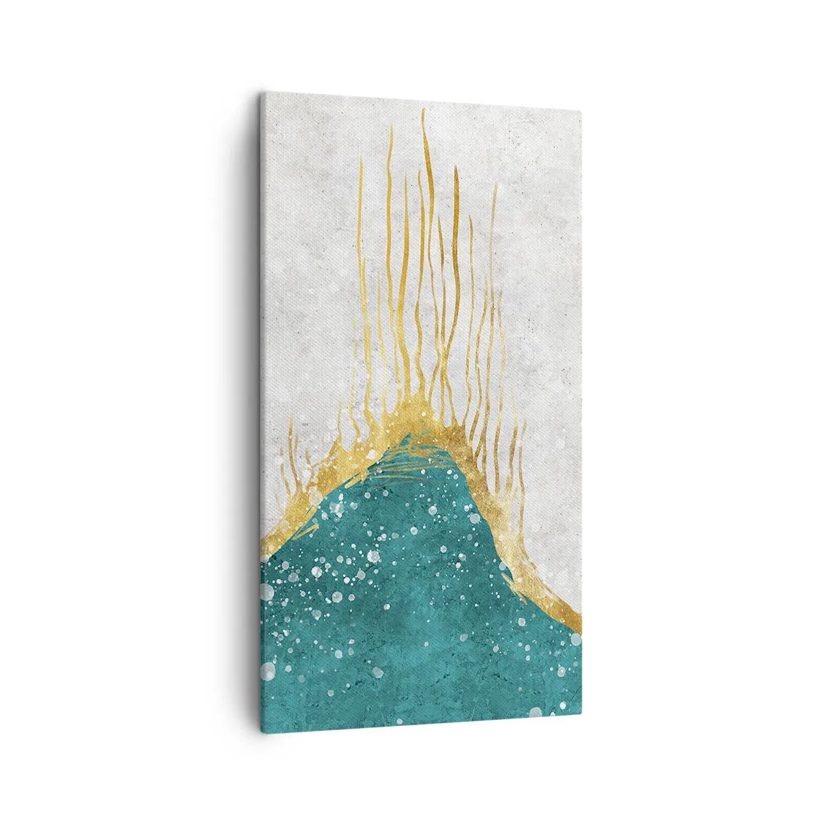 Bild auf Leinwand - Leinwandbild - Goldene Flut - 45x80 cm