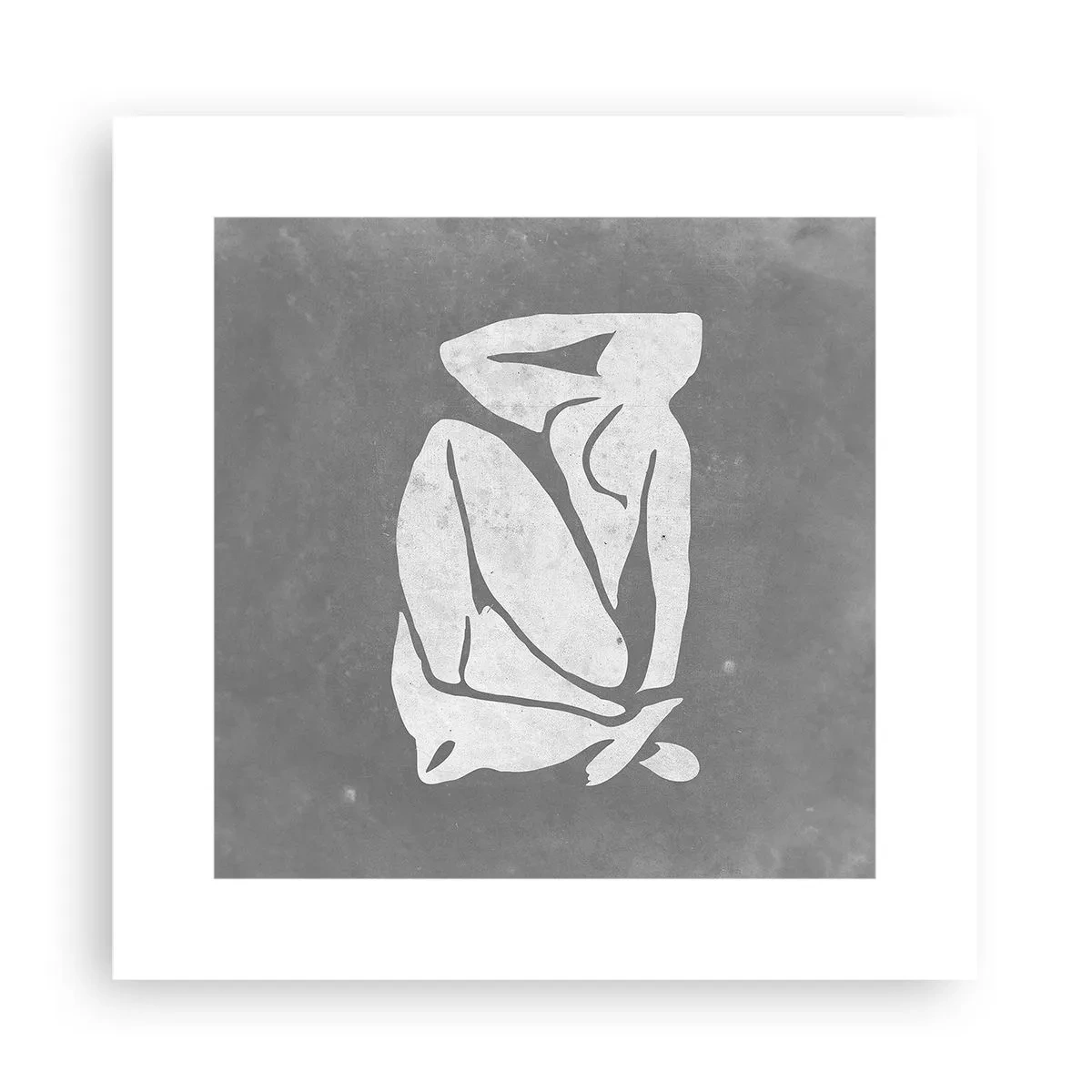 Poster - In Gedanken versunken - 30x30 cm