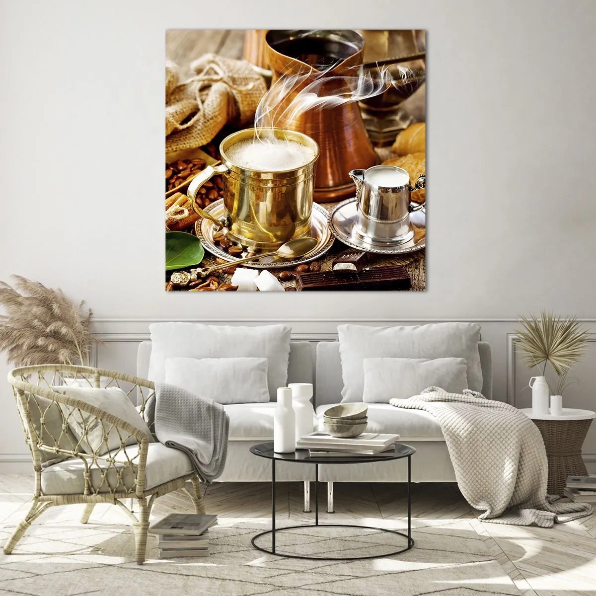 Glasbild - Bild auf glas - Schönen Tag noch! - 30x30 cm