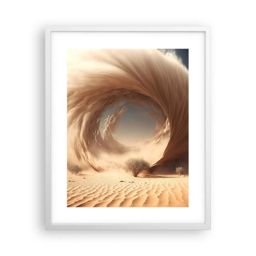 Poster in einem weißen Rahmen - Geöffnetes Portal - 40x50 cm