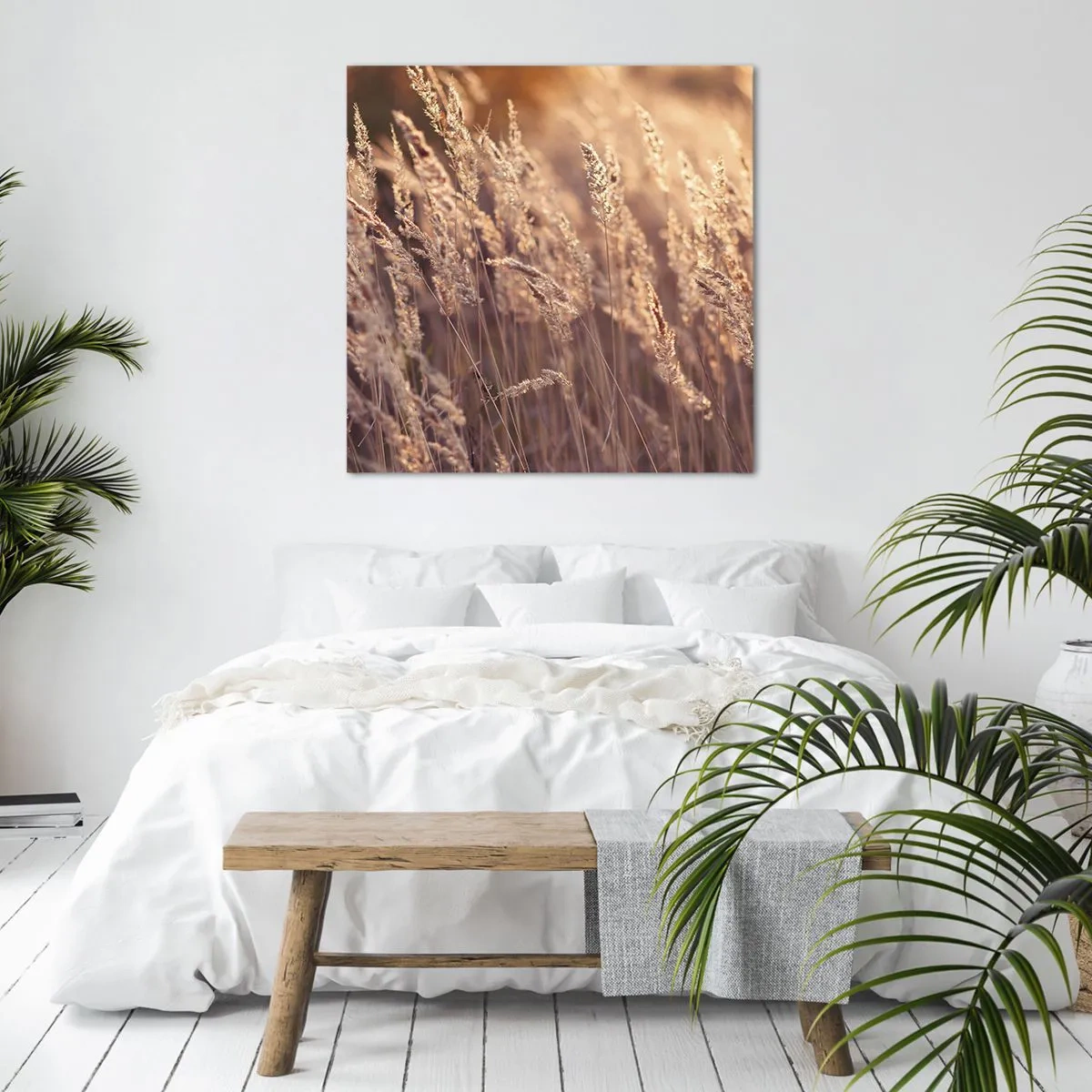 Bild auf Leinwand - Leinwandbild - Bereit, den Herbst willkommen zu heißen - 50x50 cm