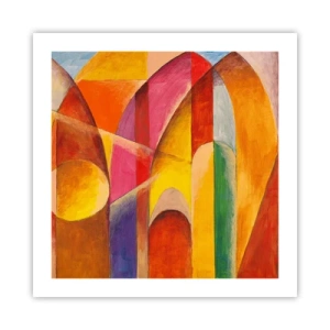 Poster - Kathedrale der Sonne - 50x50 cm