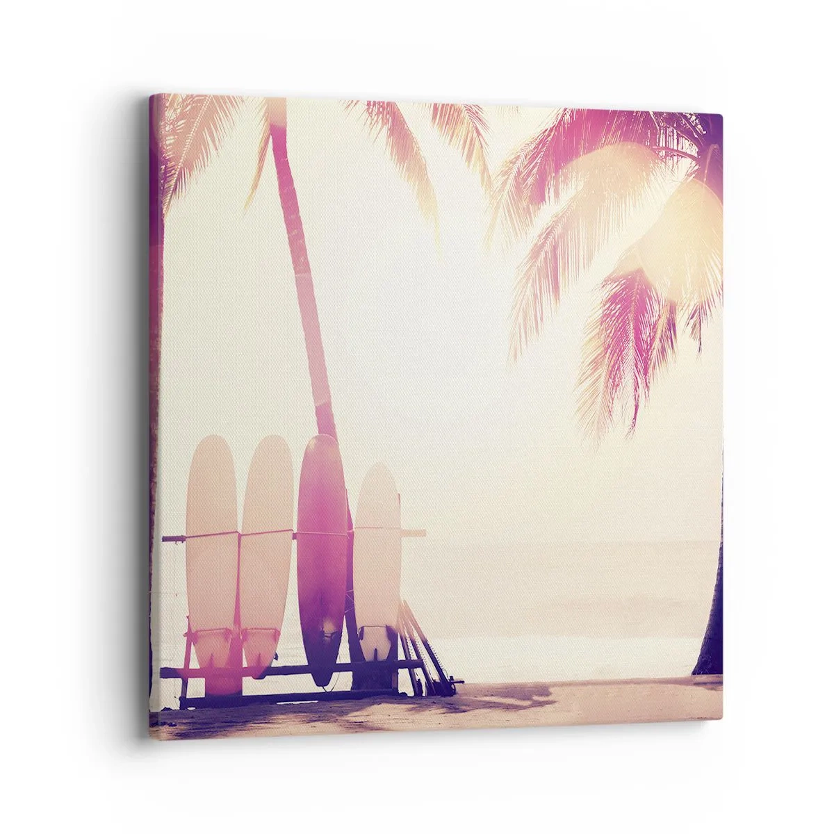 Bild auf Leinwand - Leinwandbild - Es wird ein toller Tag - 40x40 cm