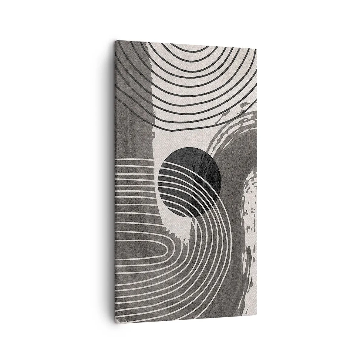 Bild auf Leinwand - Leinwandbild - Oval gewinnt - 45x80 cm