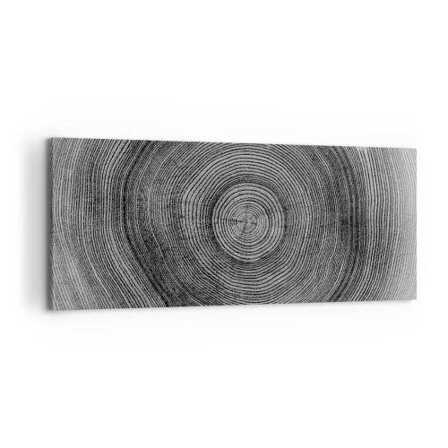 Bild auf Leinwand - Leinwandbild - Zeichen der Zeit - 100x40 cm