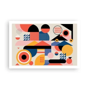 Poster - Komposition: Na, los, spiel! - 91x61 cm