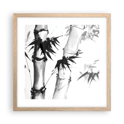 Poster in einem Rahmen aus heller Eiche - Dem Orient ganz nah - 40x40 cm