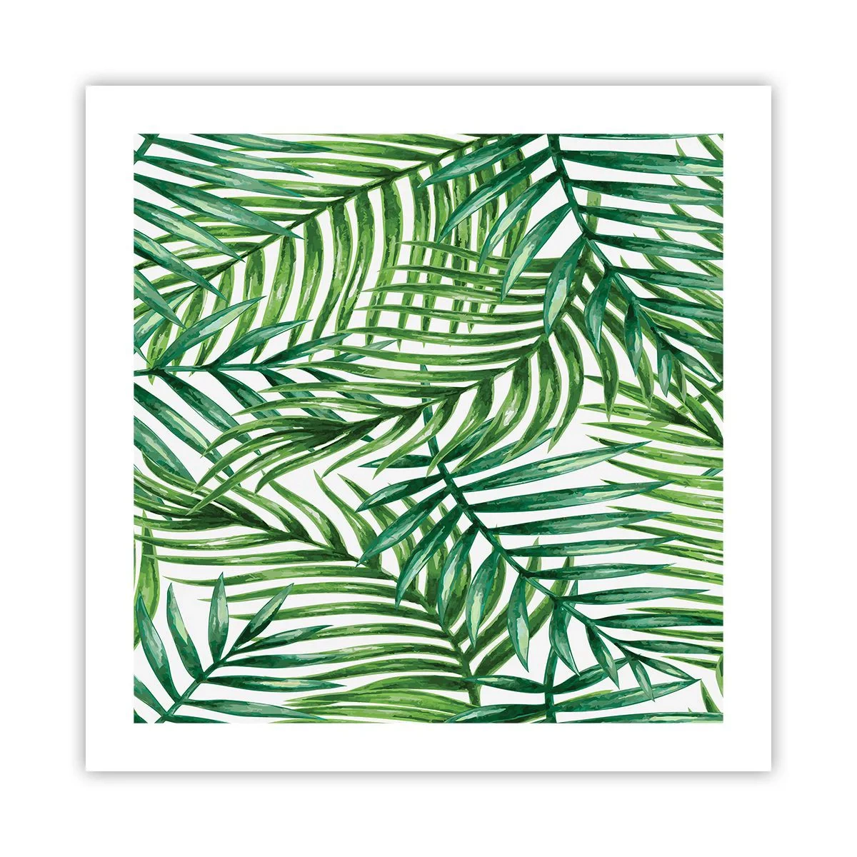 Poster - Unter dem grünen Baldachin - 50x50 cm